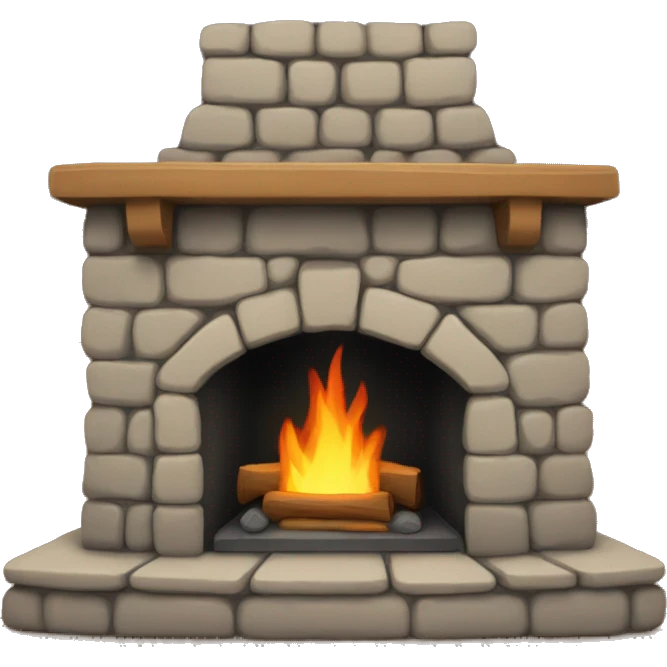 camp fireplace emoji