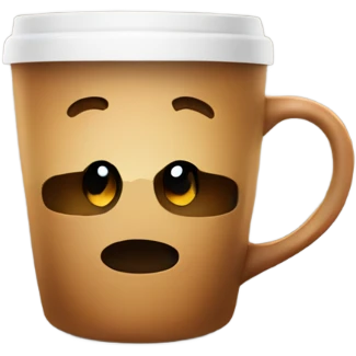 Steaming coffee emoji