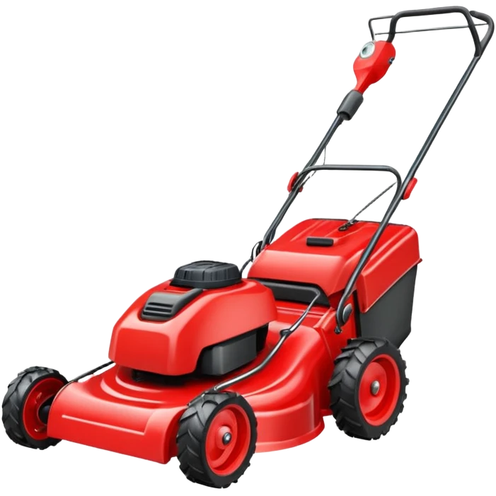 Red Lawnmower emoji