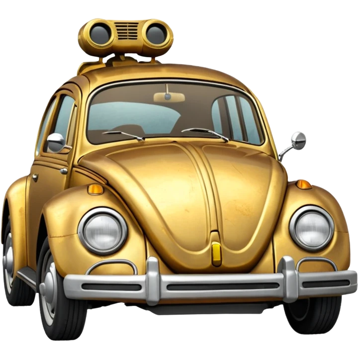 1972  C-3PO Volkswagen bug tarnished from space emoji
