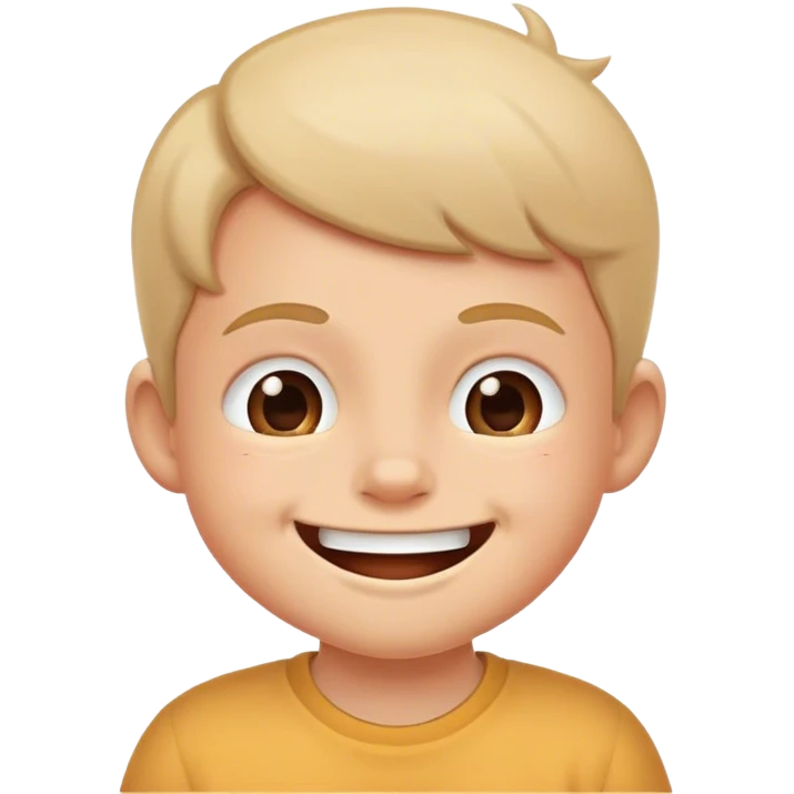 A kid who farts emoji