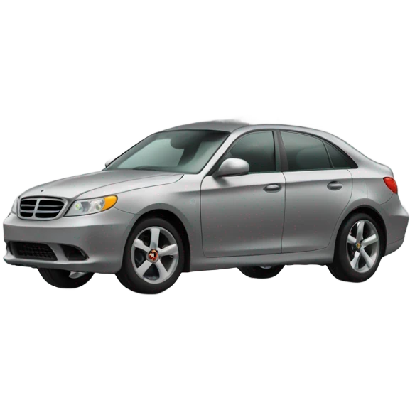 Car speeding fast with smoke in exhaust emoji