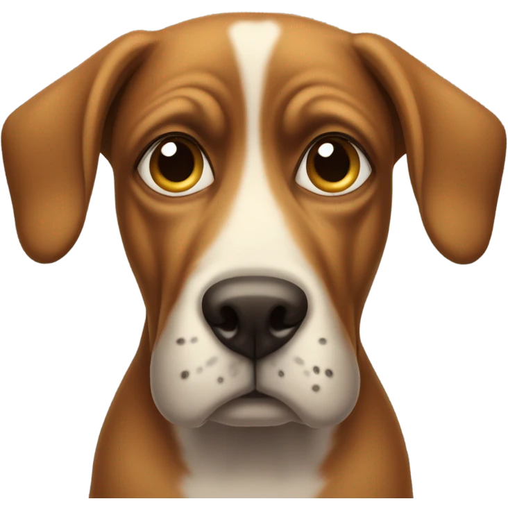 Sad dog emoji