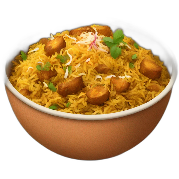 Hyderabad dum biryani emoji