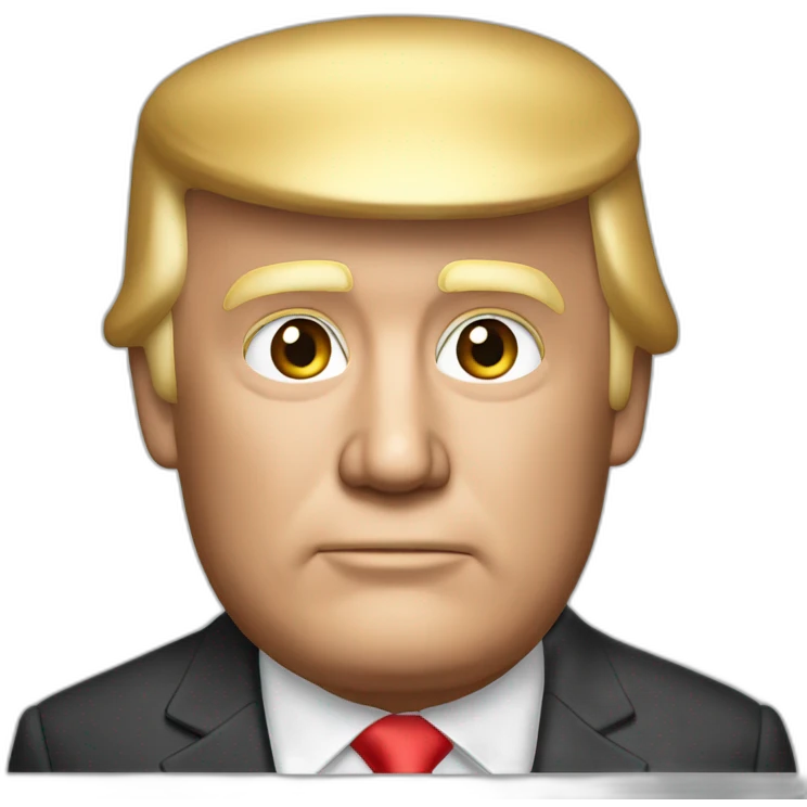 ￼Donald Trump emoji