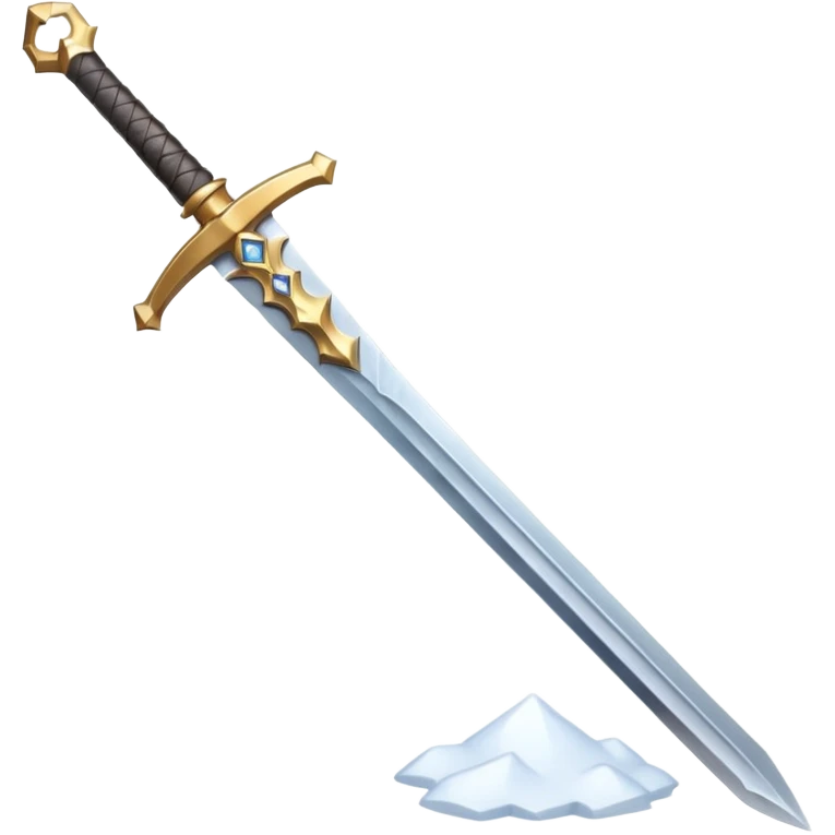 sharp sword in snow hill emoji