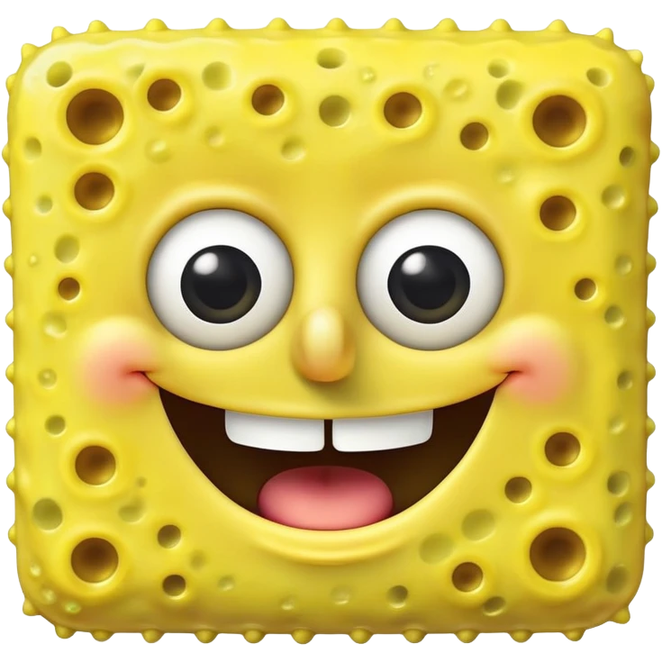 spongebob smiling with teeth emoji