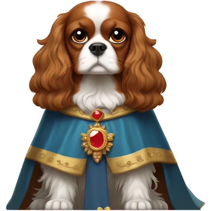 King charles dog being a boss emoji