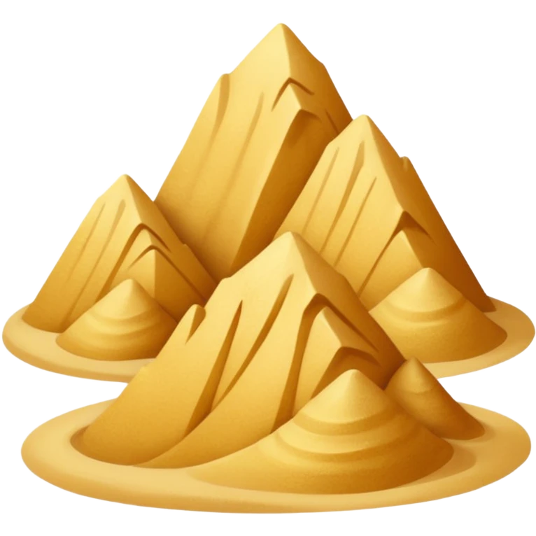 sand mountains emoji
