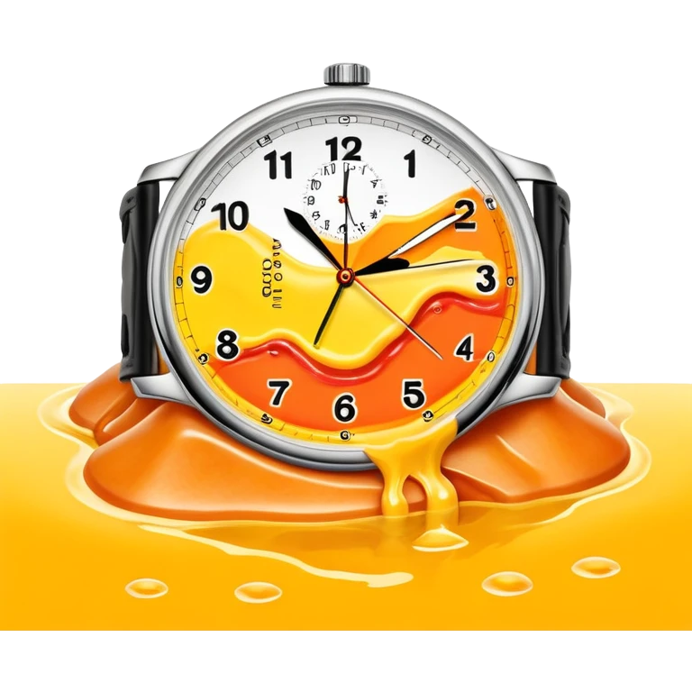 spam land surreal dali style melting watch landscape emoji