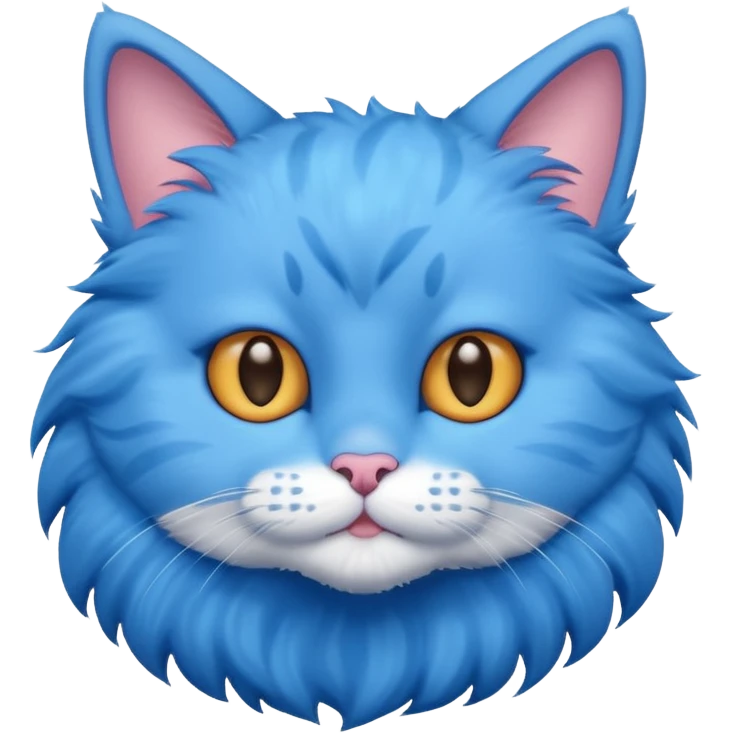 cute blue cat emoji