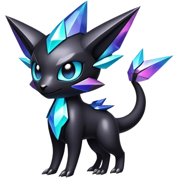  Iridescent black dark fakemon emoji