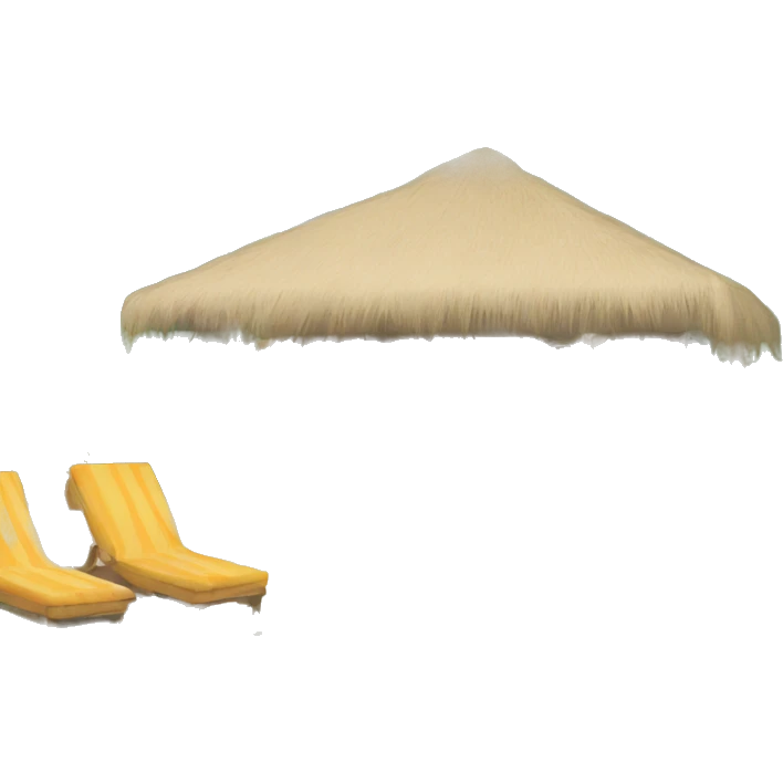 Cabana by a pool emoji