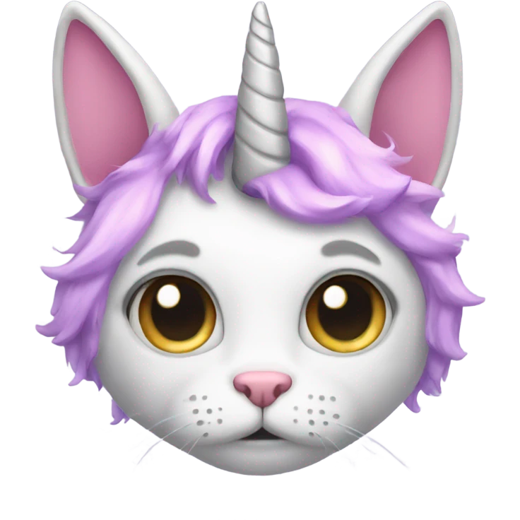 Unicorn cat emoji