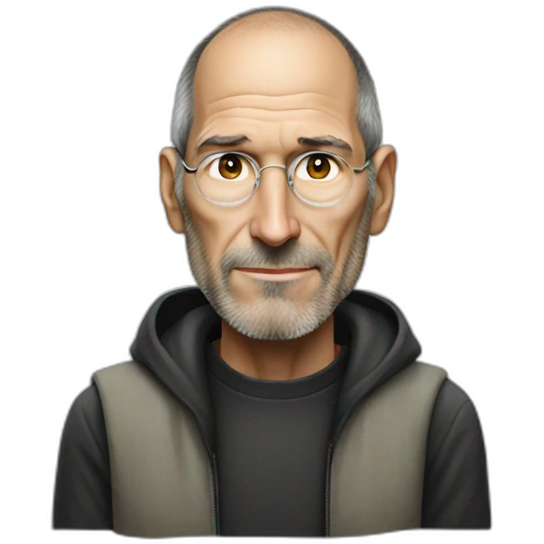 homeless steve jobs emoji