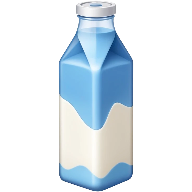 blue milk tetra pack  emoji