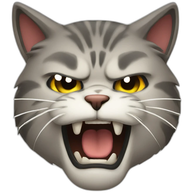 Angry cat emoji