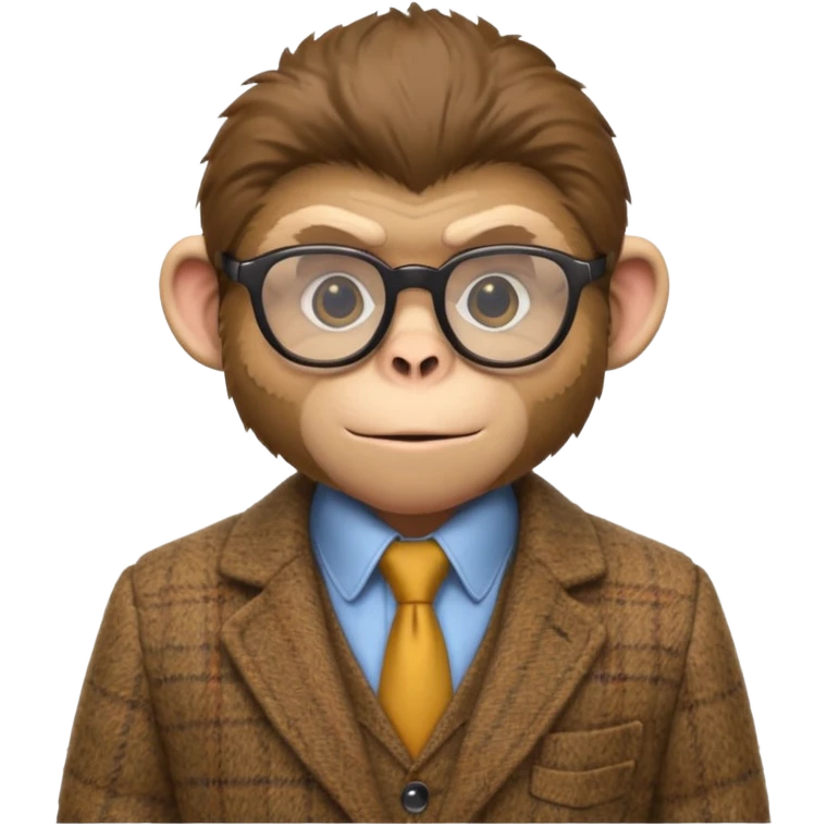 professor monkey emoji