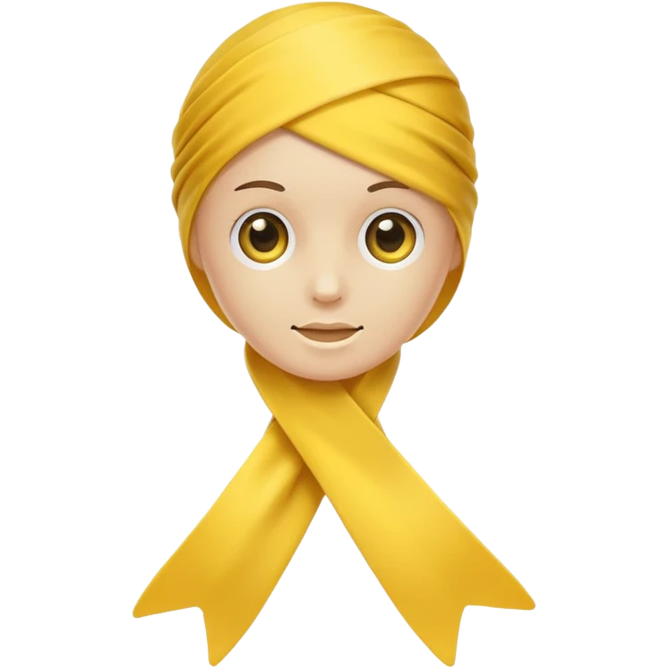 bone cancer ribbon emoji