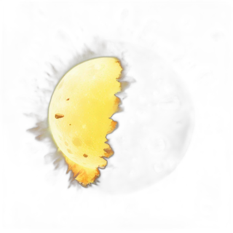 Moon explosion emoji