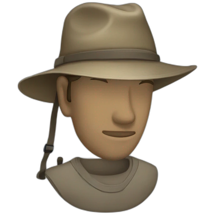 hiking hat emoji