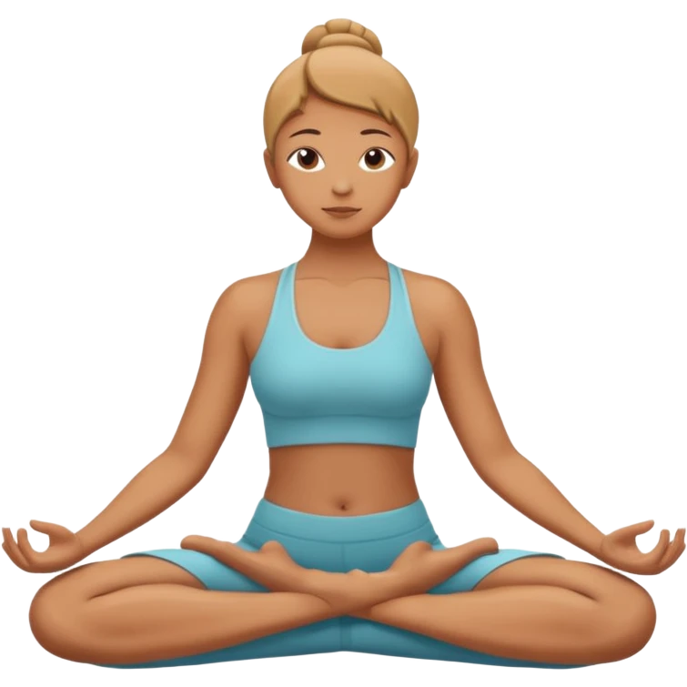 Pose de yoga emoji