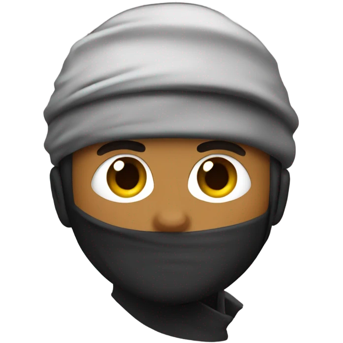 Ninja with a low taper fade emoji
