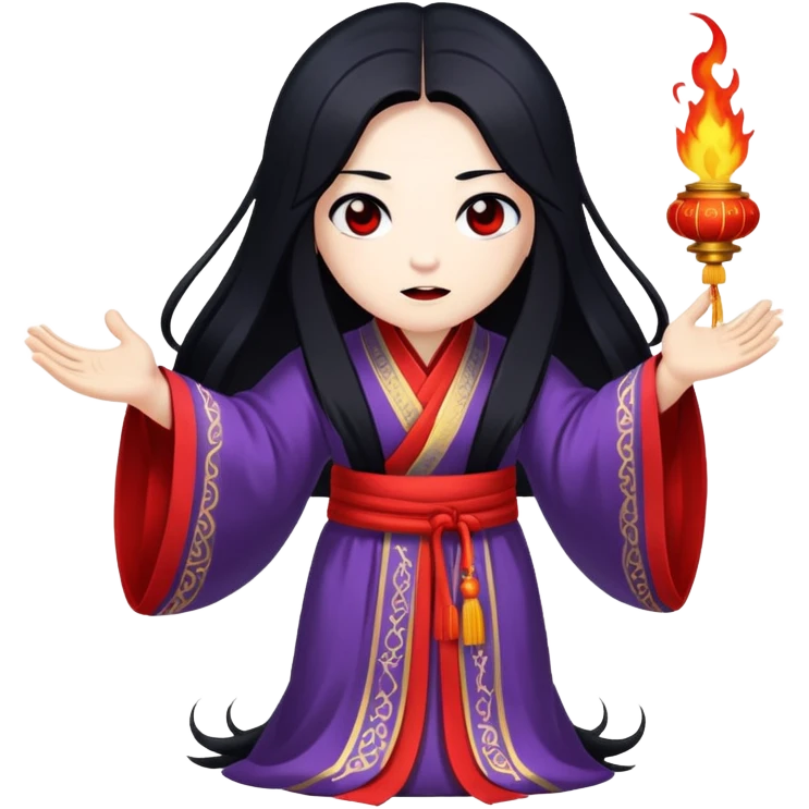 Evil Chinese spirit emoji