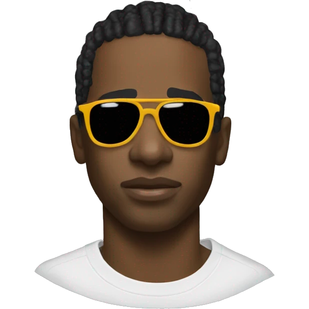 travis scott with a shades emoji