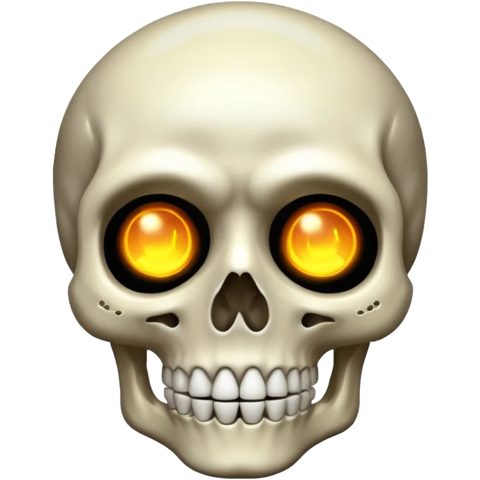 Skeleton blinking  emoji
