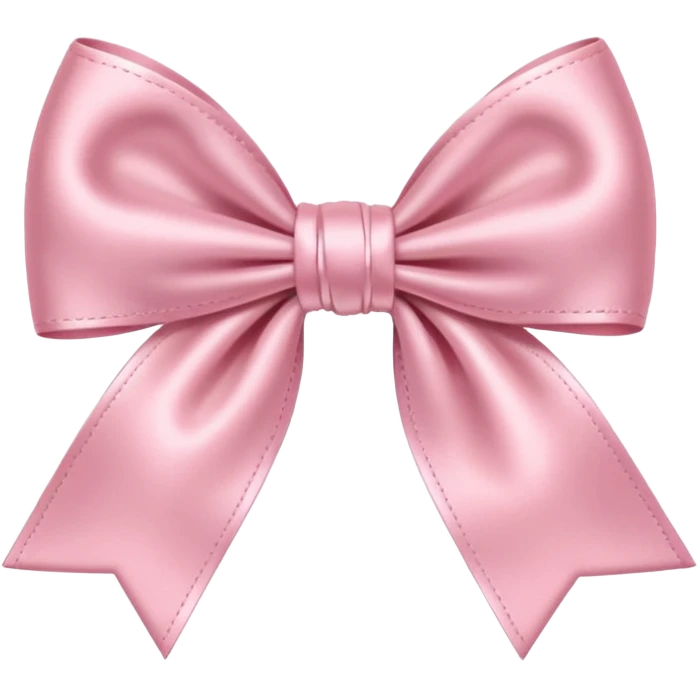 lacinho rosa bebê emoji