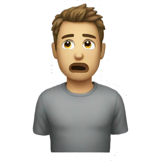 Chocked emoji