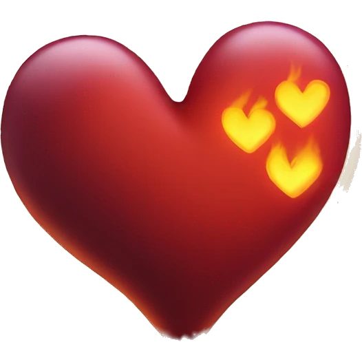 Heart on fire emoji