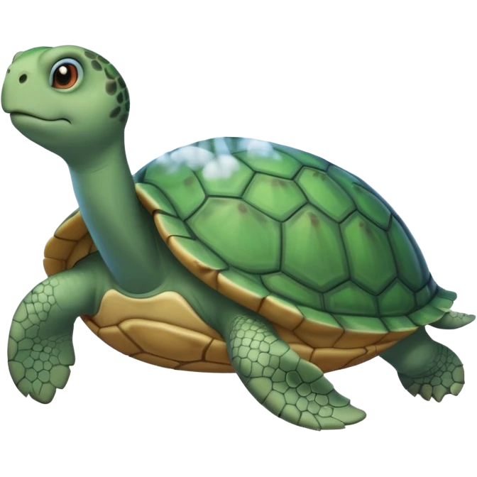 Turtle with a Cinderella dress on and a fart coming out of it emoji