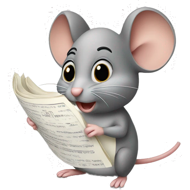 mouse learning russian emoji