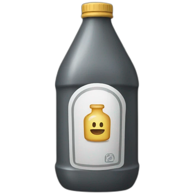 bottle of iron emoji