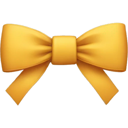 a bow emoji