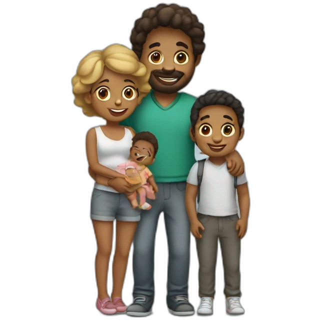 a couple with a young toddler living in montréal emoji