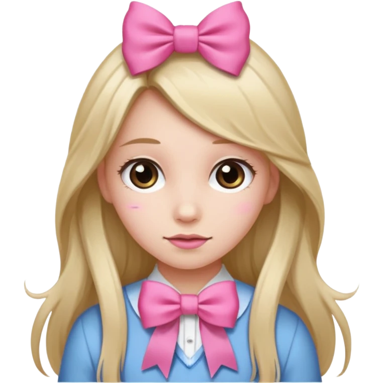 Girly girl emoji