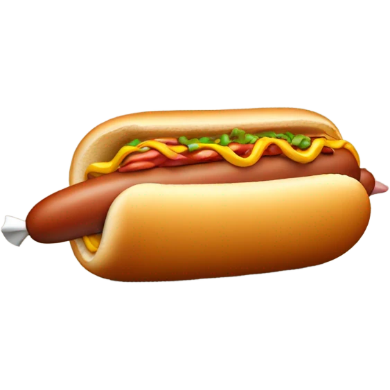 Hot dog with hunting rifle  emoji