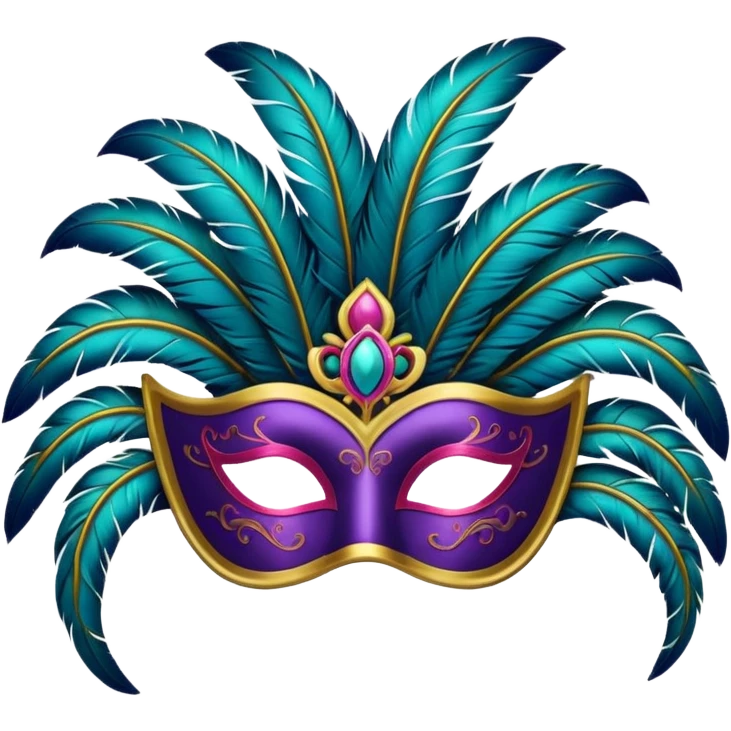 karnaval maskesi emoji
