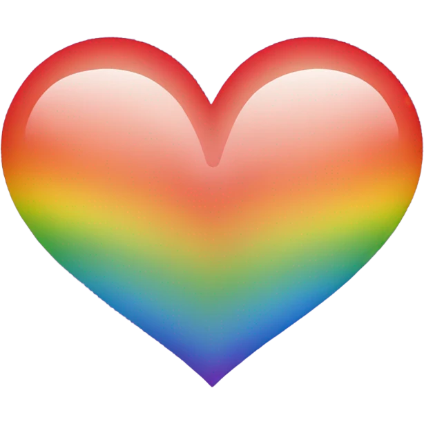 rainbow heart emoji