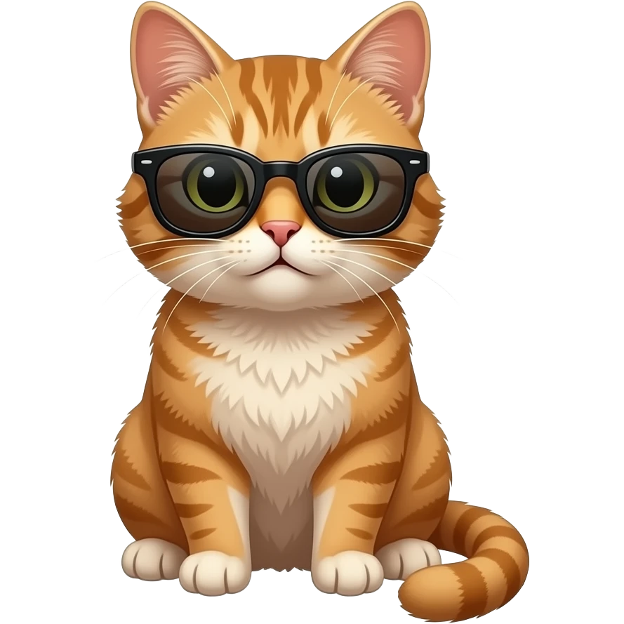 Cat wearing sunglasses emoji