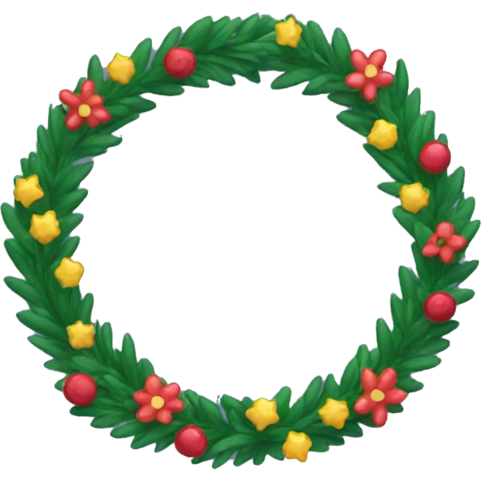 wreath emoji