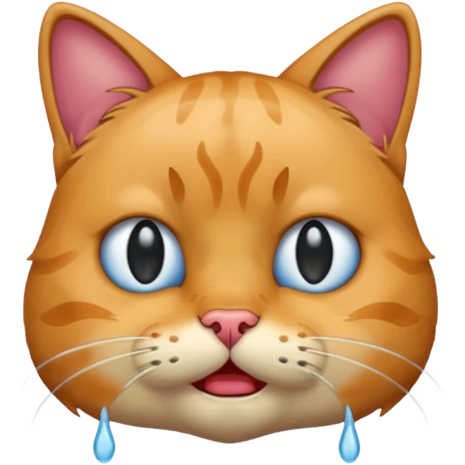 cat crying emoji