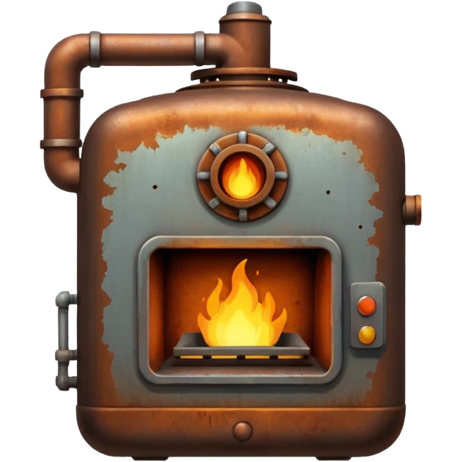 Furnace realistic emoji