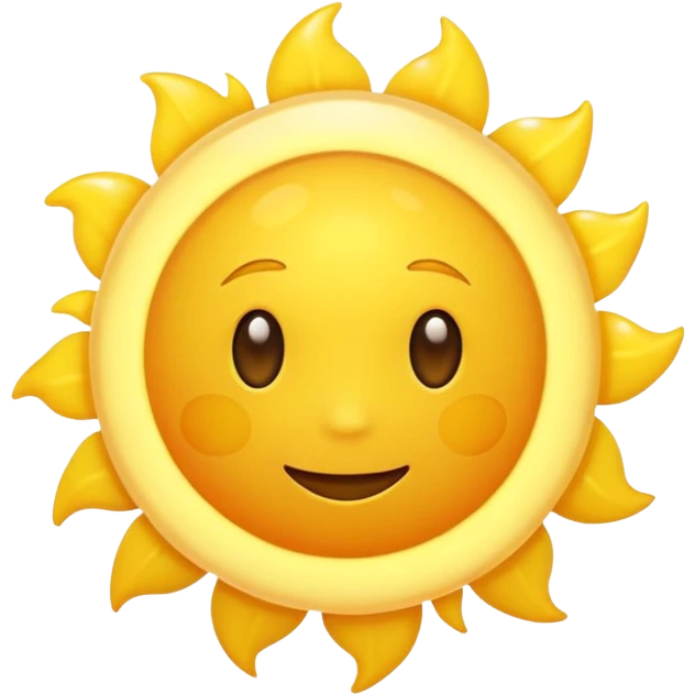 Sun emoji