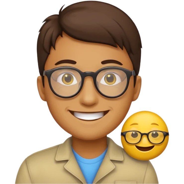a cool programmer yello smiley emoji emoji
