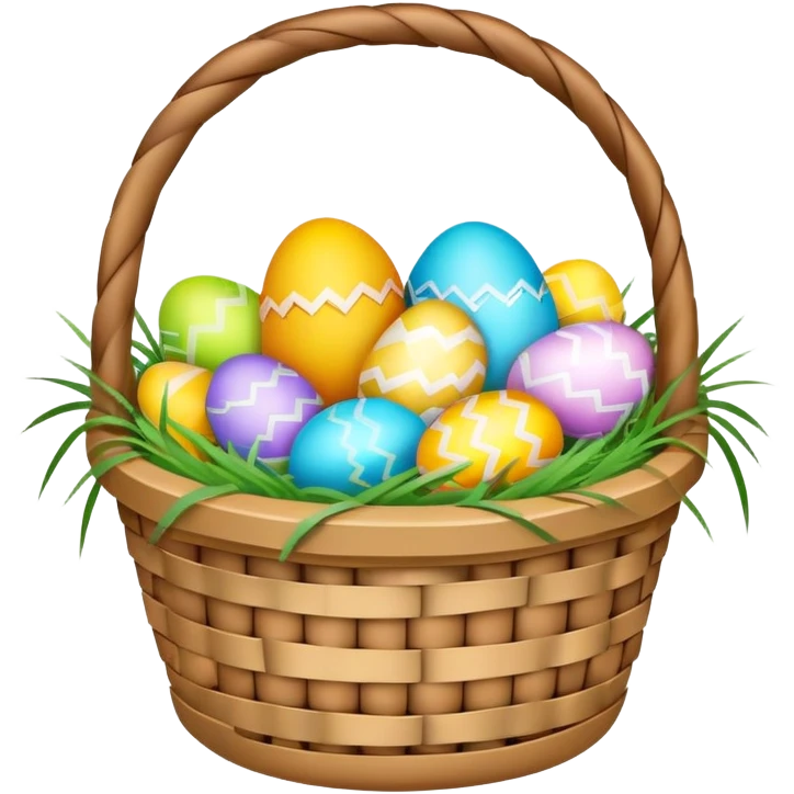 Easter basket emoji