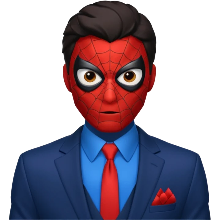 homen aranha de viuva negra emoji